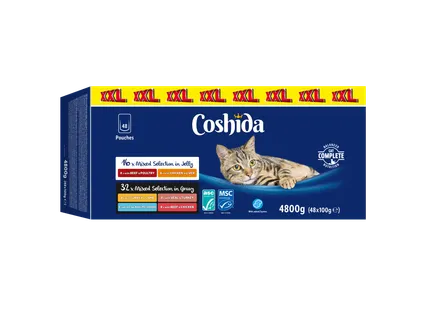 Nat kattenvoer in brokjes