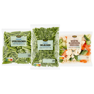 Jumbo sperziebonen, snijbonen of groentemix