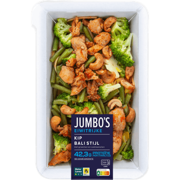 Jumbo's Kip Bali Stijl met Groenten en Cashewnoten Proteïnerijk 475 g