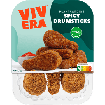 Vivera Plantaardige Spicy Drumsticks 4 Stuks 216 g