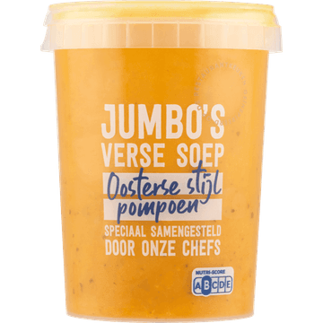 Jumbo's Verse Soep Oosterse Stijl Pompoen 500 g