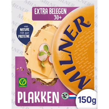 Milner Extra Belegen 30+ Kaas Plakken