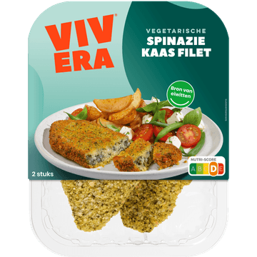 Vivera Vega Spinazie Kaas filet 2 x 100 g
