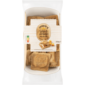 Jumbo's Big Ravioli Wild & Pompoen 250 g