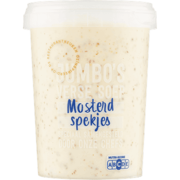 Jumbo's Verse Soep Mosterd Spekjes 500 g