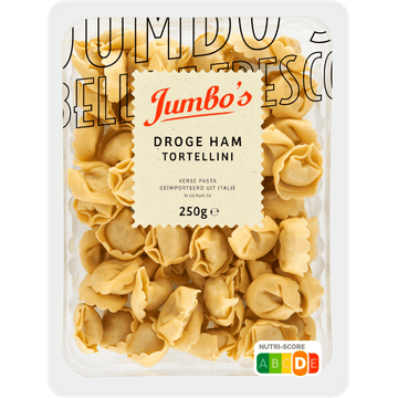 Jumbo's Verse Pasta Tortellini Droge Ham 250 g